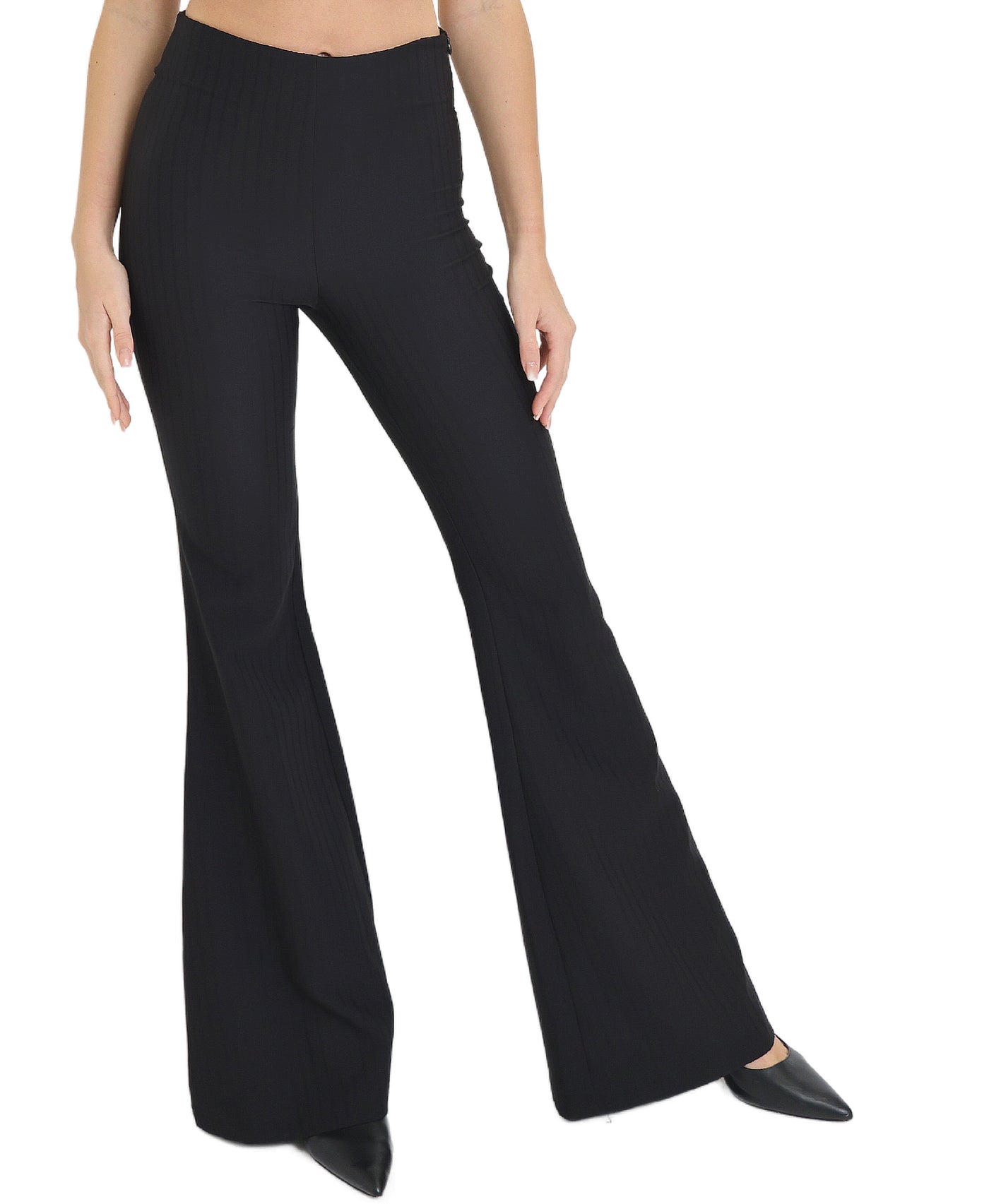 Pinstripe Flare Pants view 1