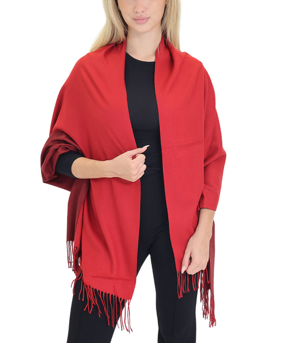 Solid Two-Tone Scarf/Shawl view 