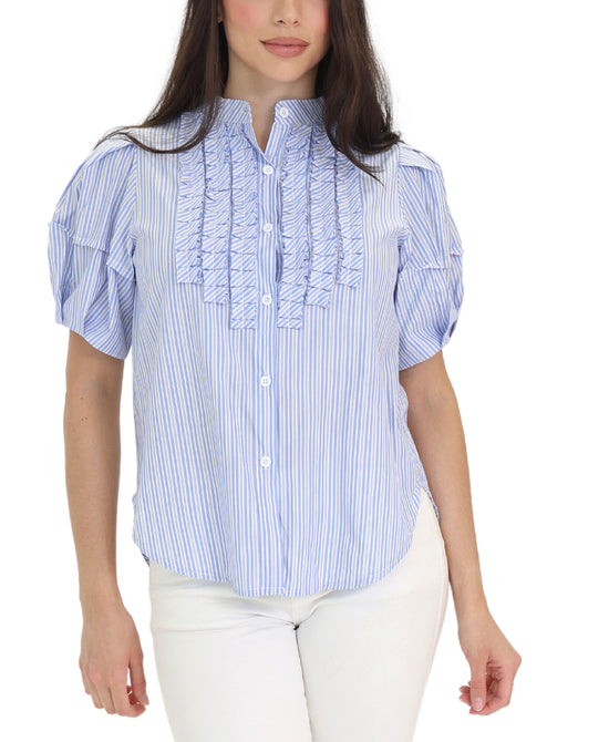 Striped Frill Top view 