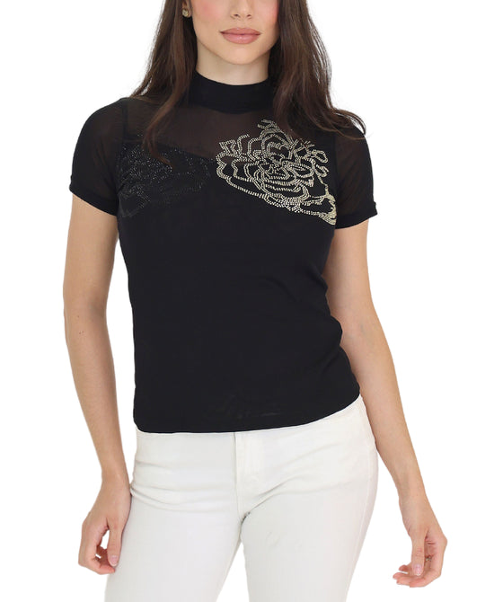 Mesh Top w/ Sequins view 