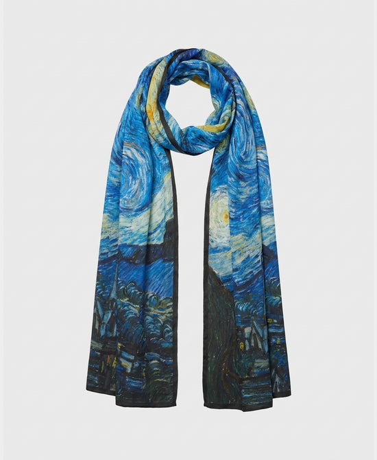 
Art Inspired Shawl in BLUE MULTI view 2