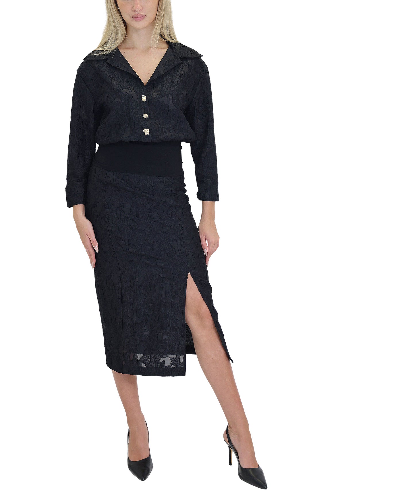 Quilted Lace Skirt view 2