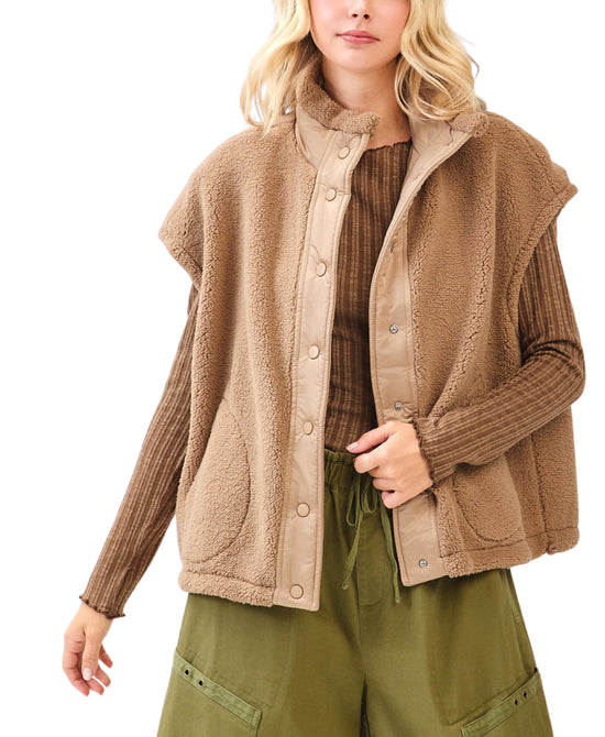 Teddy Sherpa Vest view 