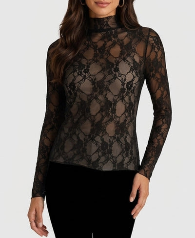 Sheer Lace Top – FOX'S - Online Sheer Lace Top – FOX'S - Online