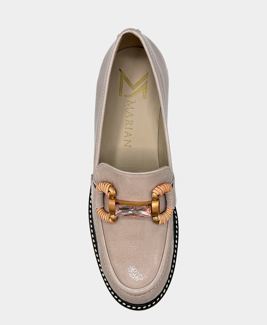 
Patent Leather Loafer in MAUVE view 2