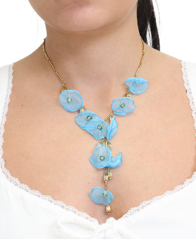 Fabric Petal Necklace image 1