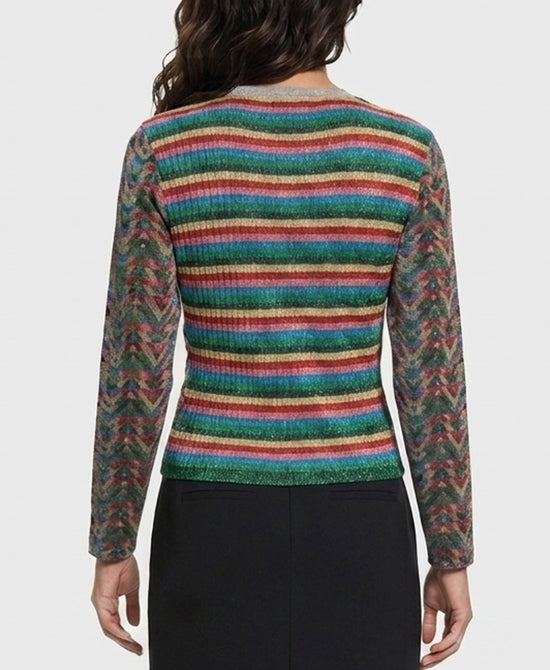 
Lurex Shimmer Knit Top in MULTI view 2