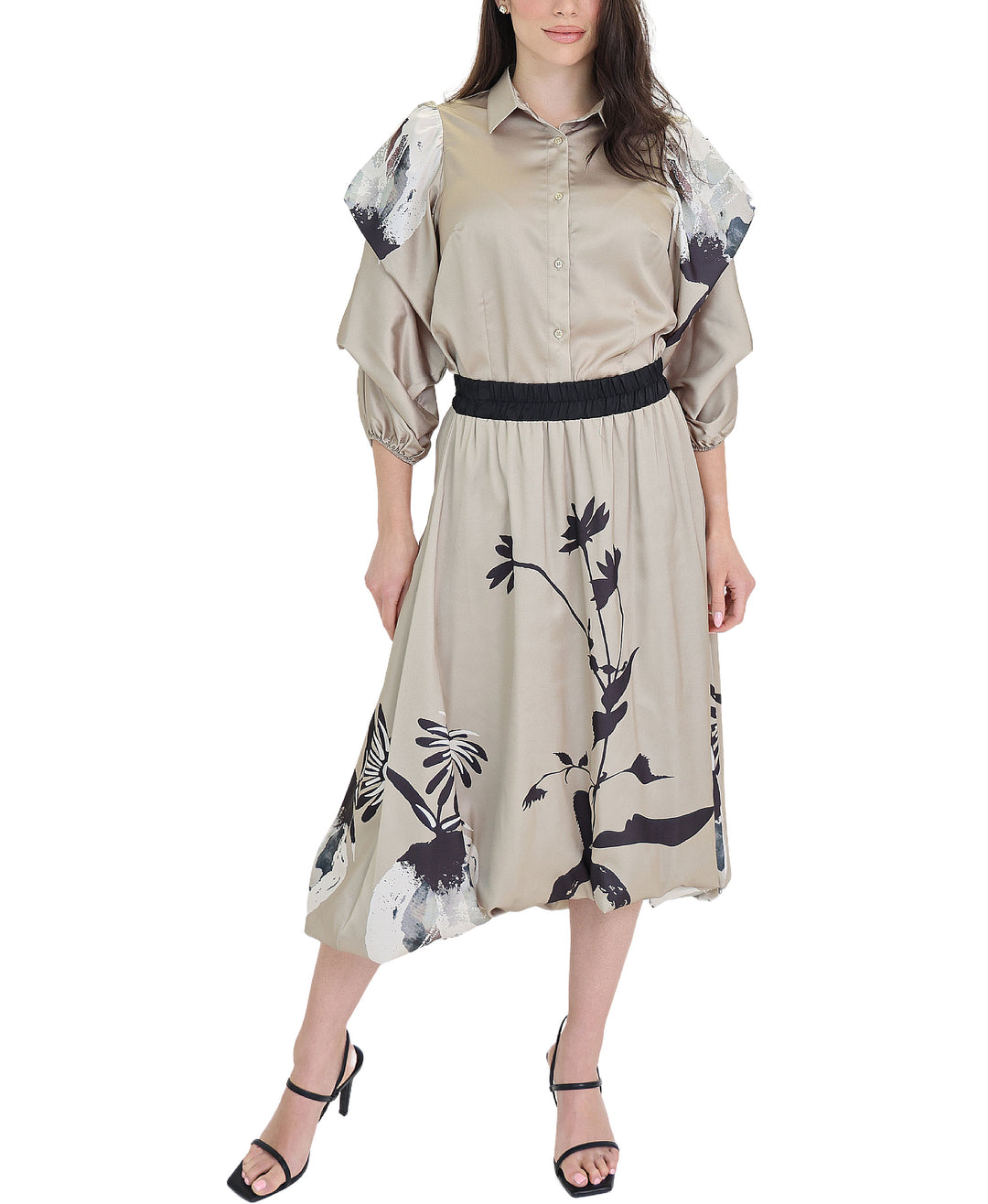 Ruched Sleeve Blouse – FOX'S - Online