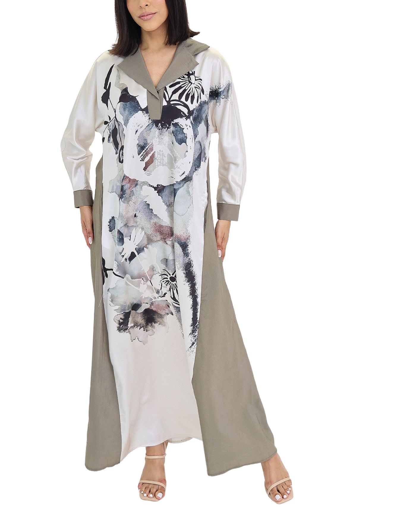 Printed Midi Dress view 1