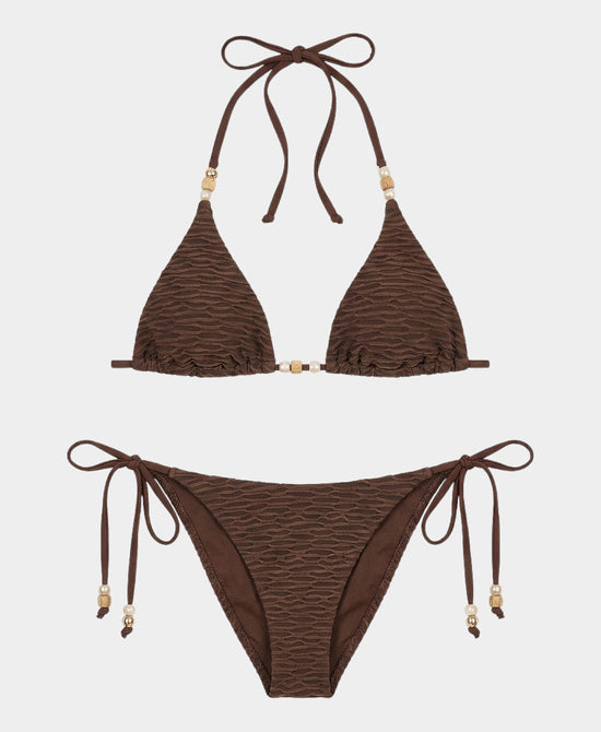 Textured Beaded Bikini- 2 Pc Set view 1