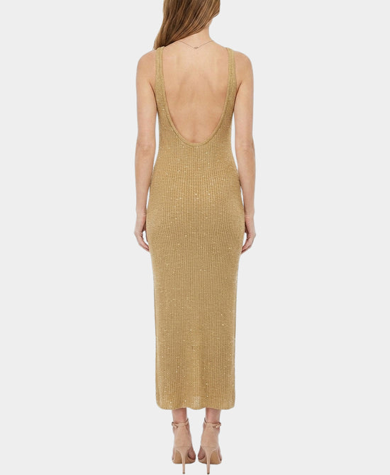 
Crochet w/ Sequins Swim Cover-Up in BEIGE view 2