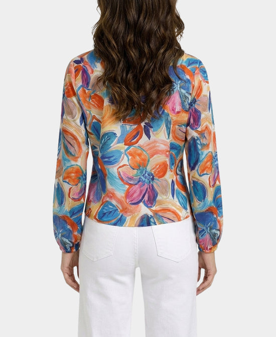 
Tie Front Blouse in MULTI view 2