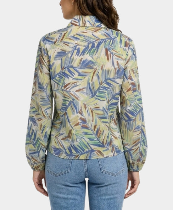 
Tie Front Blouse in MULTI view 2