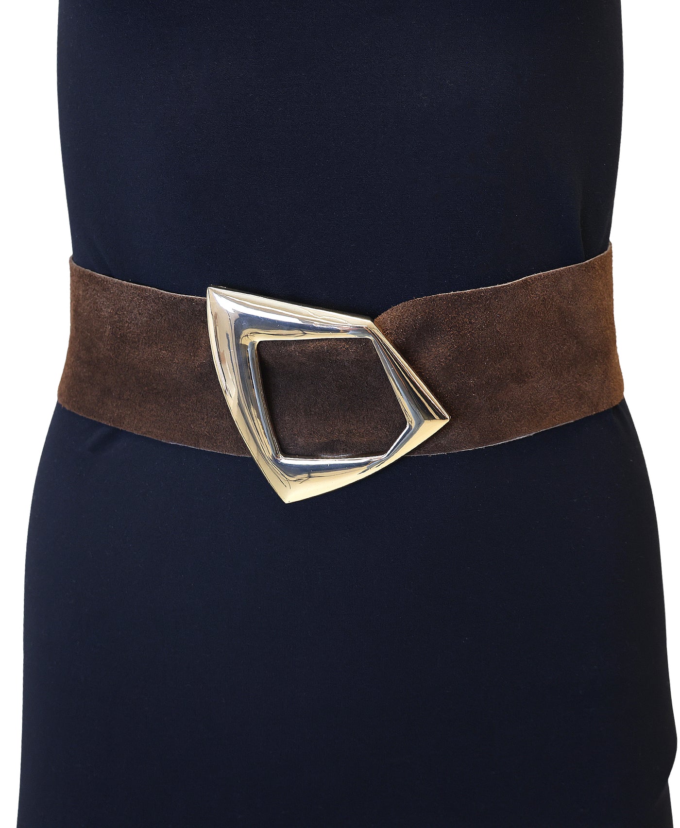 Suede Leather Buckle Belt view 1