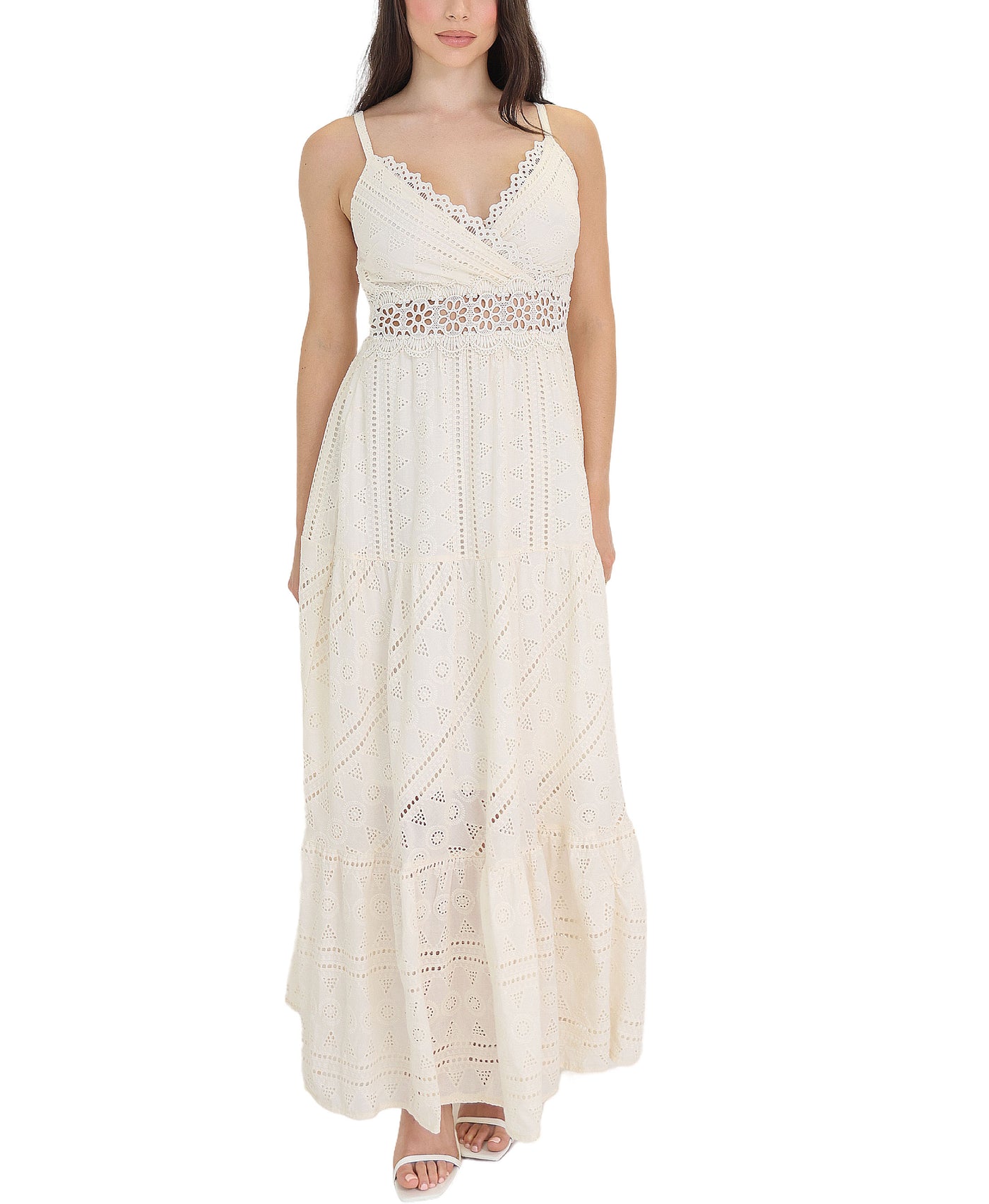 Eyelet Maxi Dress view 1