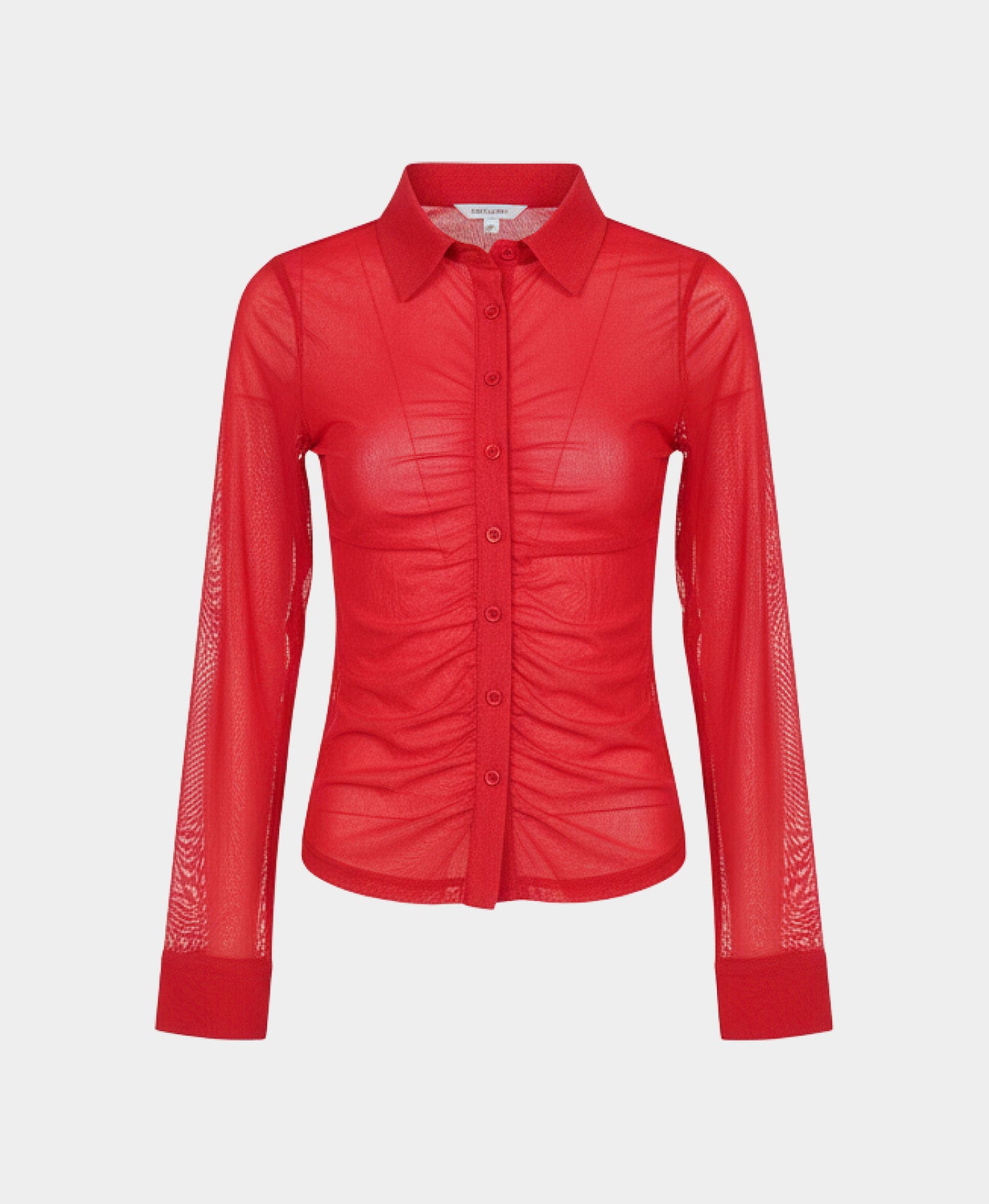 Mesh Ruched Top view 4