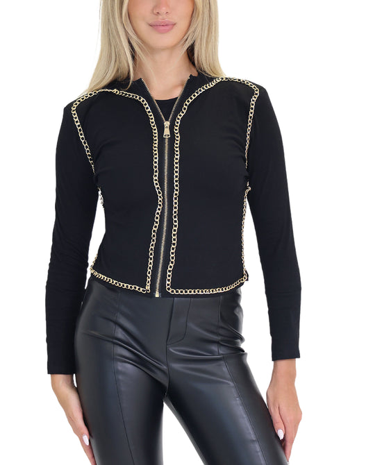 Chain Trim Jacket view 