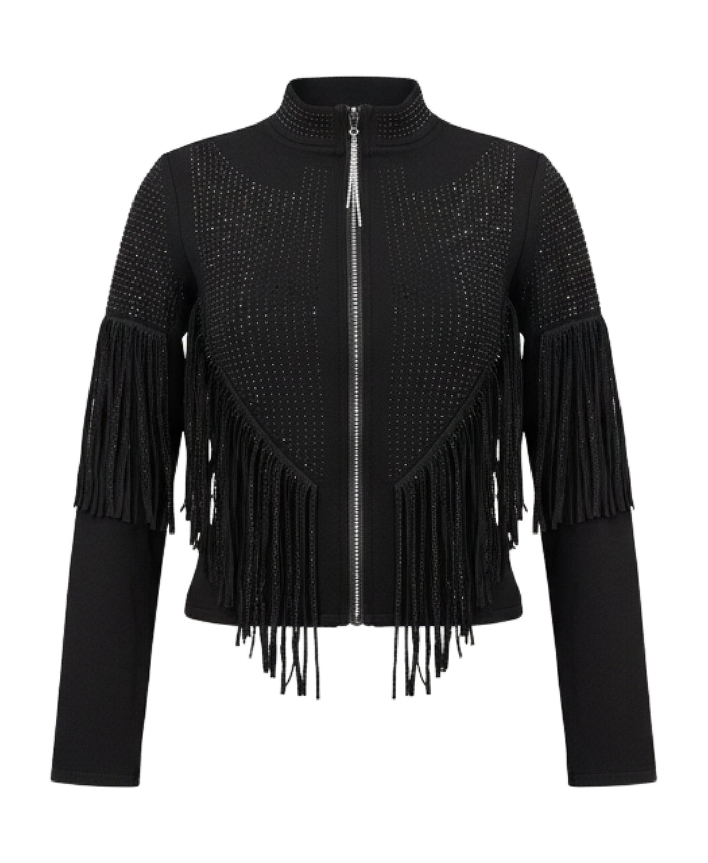 Jacket w/ Crystals & Fringe view 1