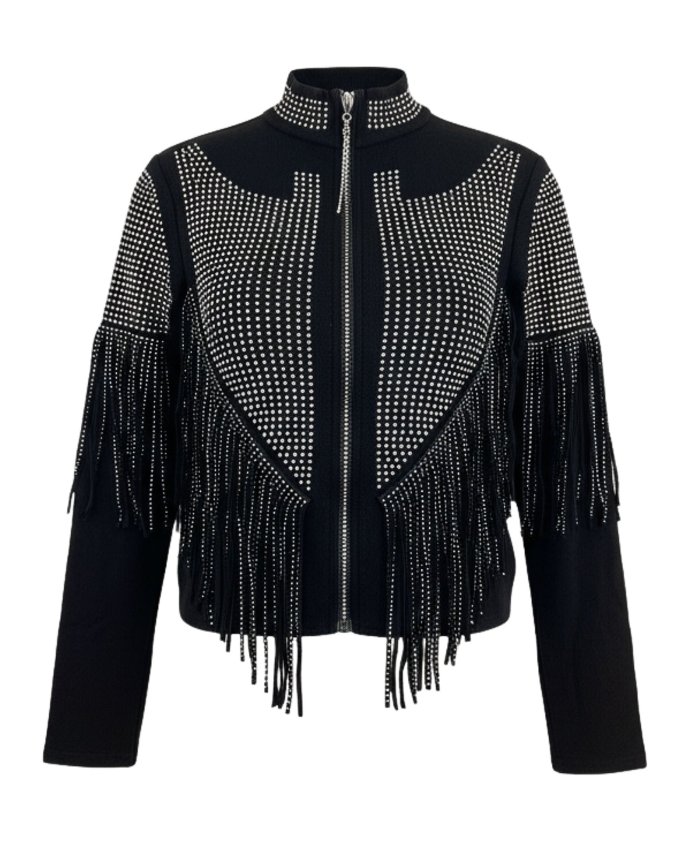 Jacket w/ Crystals & Fringe view 1