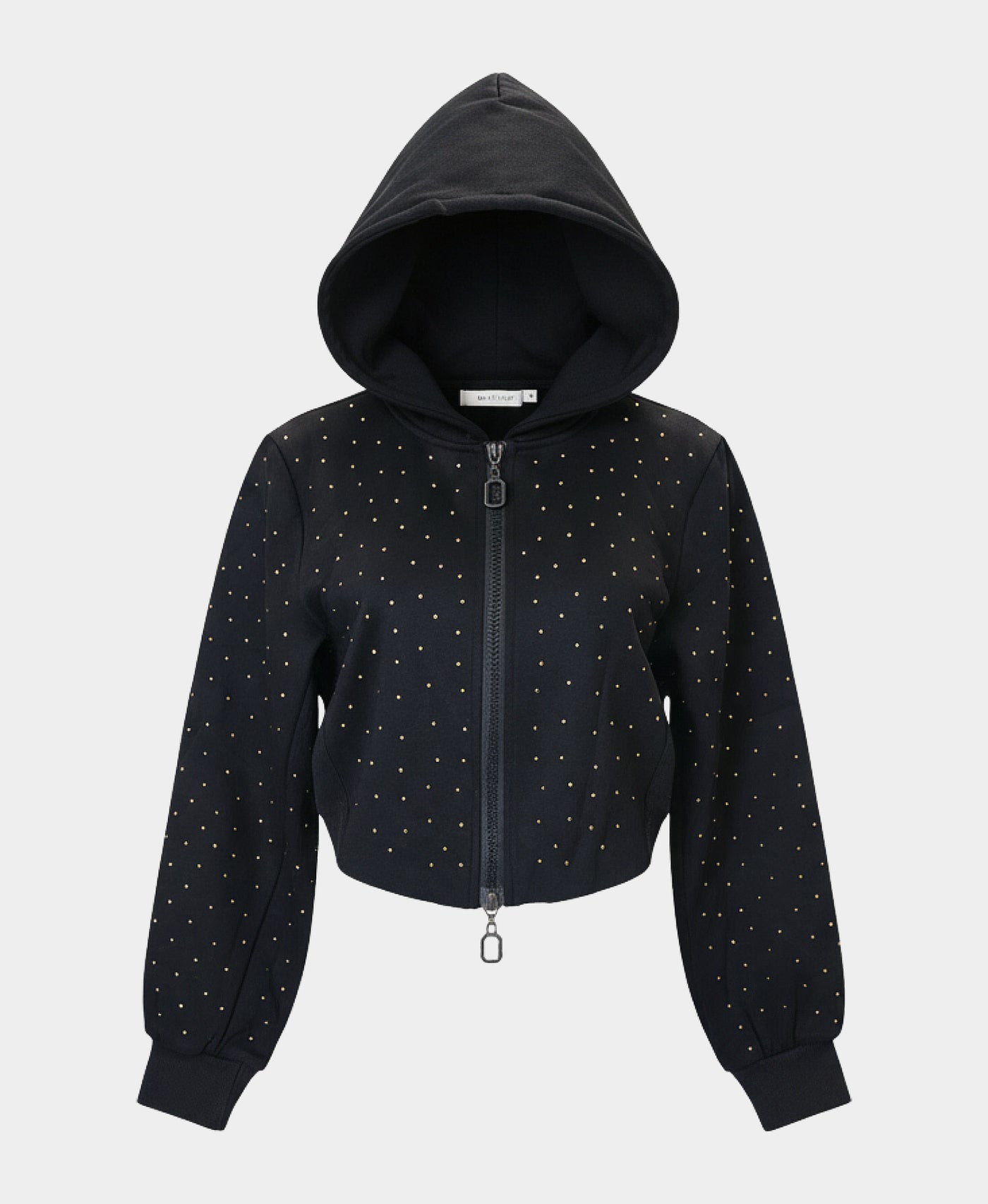 Cropped Fleece Hoodie view 1