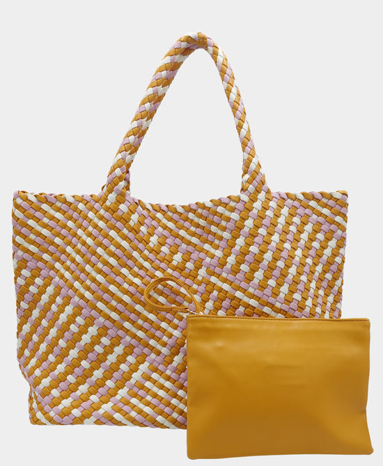 2in1 Woven Tote Bag view 1