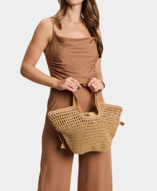 Crochet Tote Bag view 2