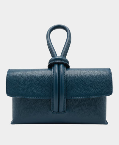 Leather Loop Handle Handbag image 1