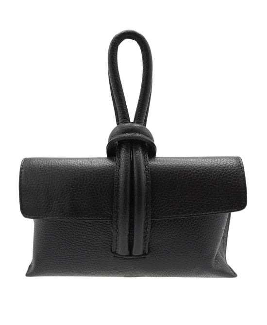 Leather Loop Handle Handbag view 