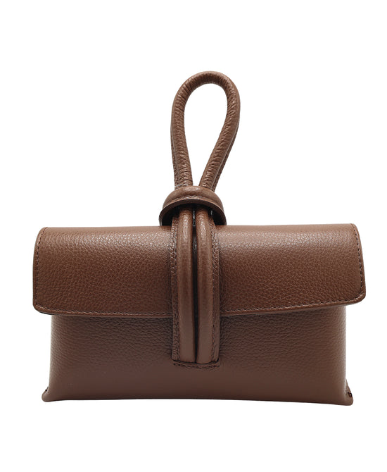 Leather Loop Handle Handbag view 