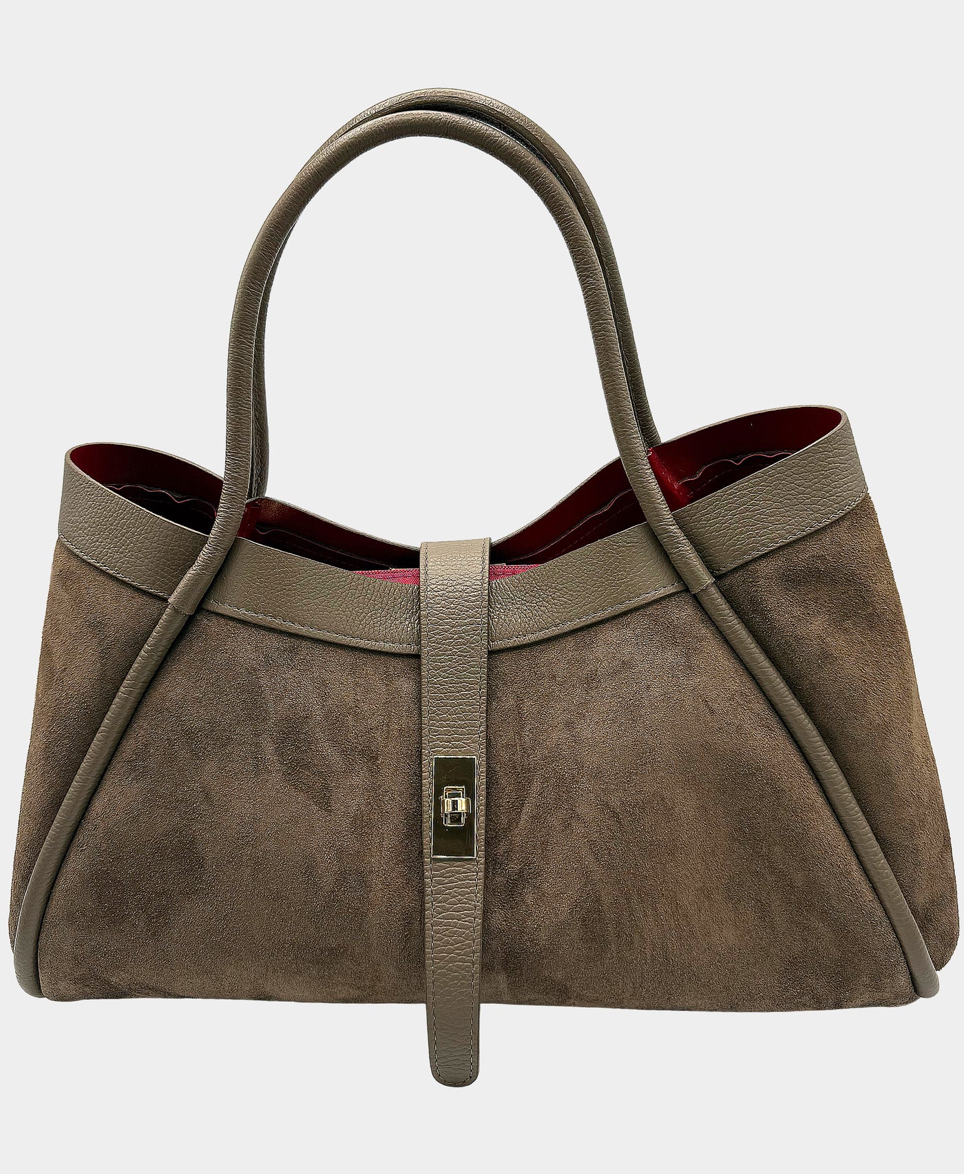 Suede Tote Bag view 1