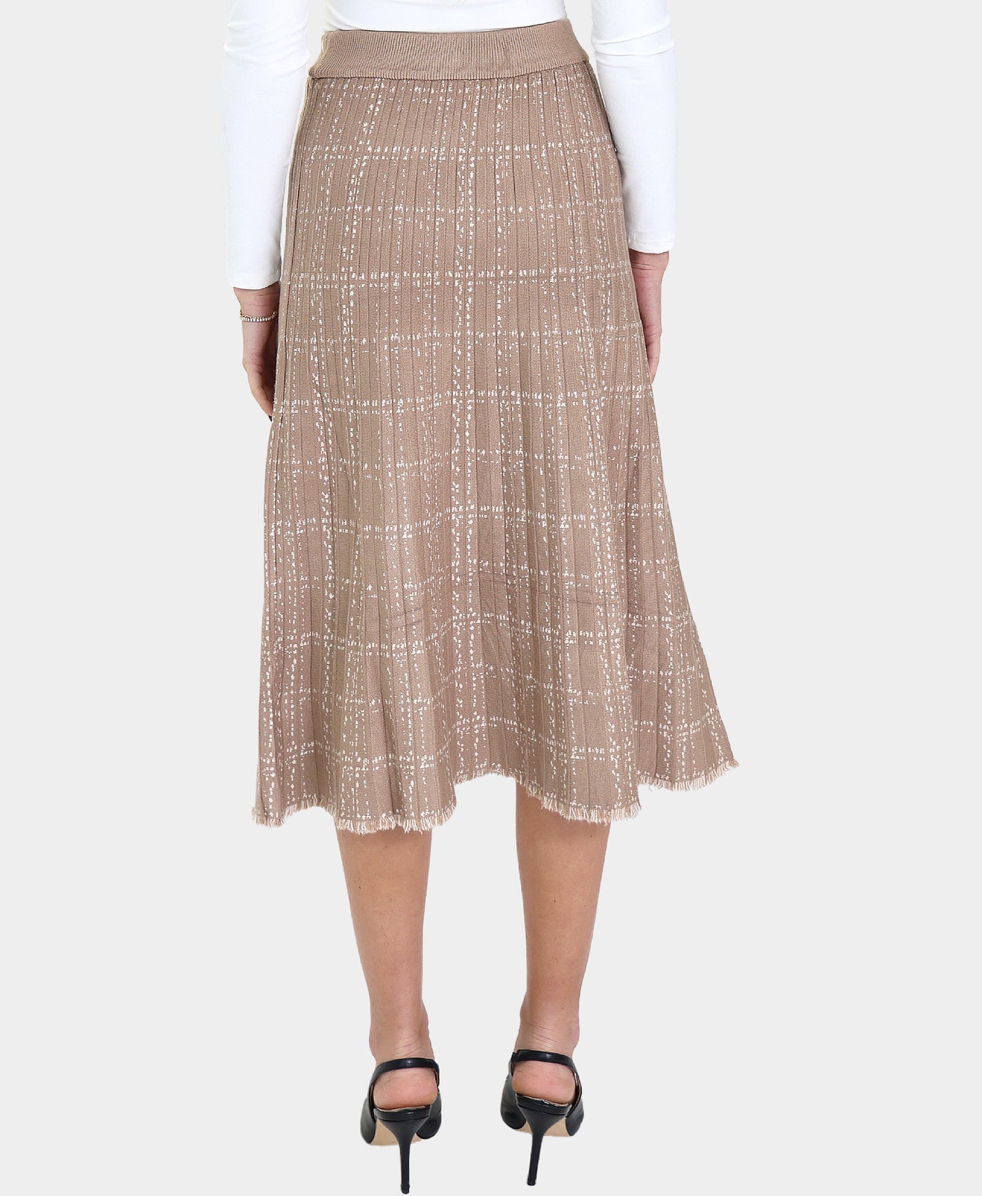 Knit Pleated Skirt view 2