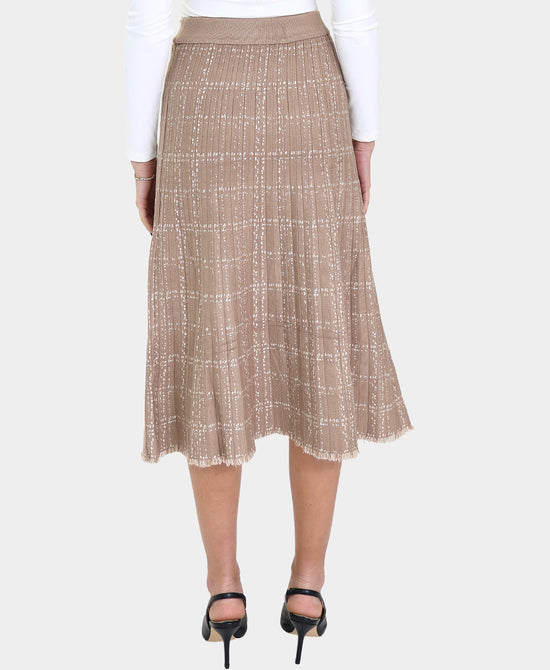 Knit Pleated Skirt view 