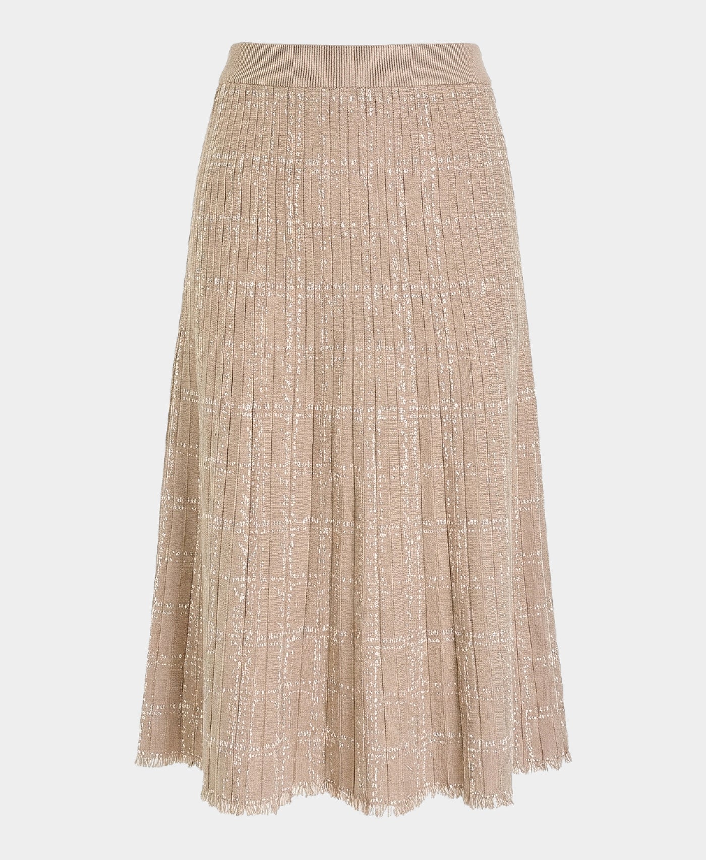 Knit Pleated Skirt view 3