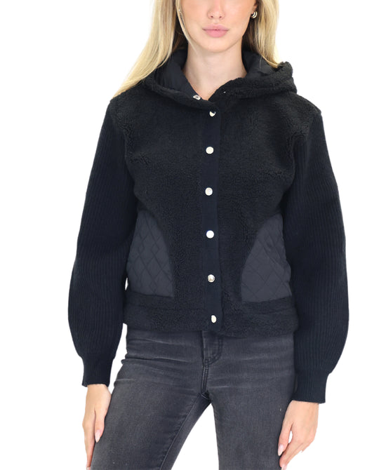 Sherpa Combo Hooded Jacket view 