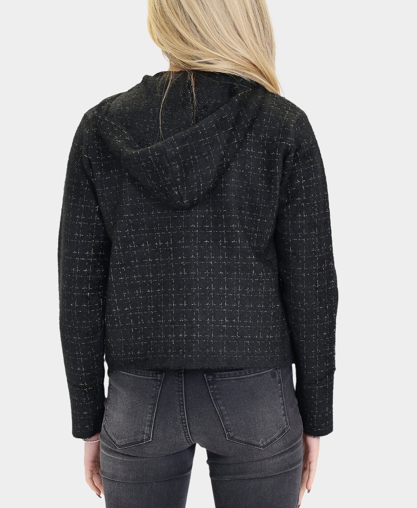 Zip Up Sweater w/ Hood view 2