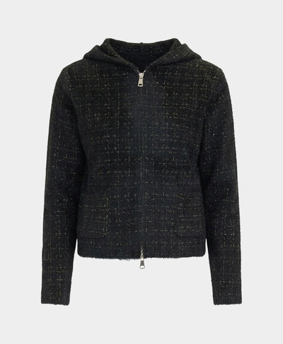 Zip Up Sweater w/ Hood image 3