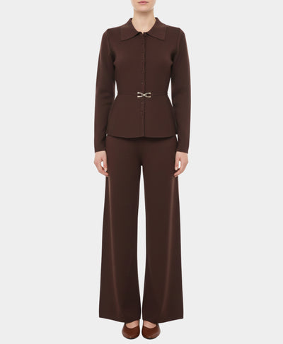 Knit Cardigan Jacket & Pants Sets- 2 Pc Set image 1