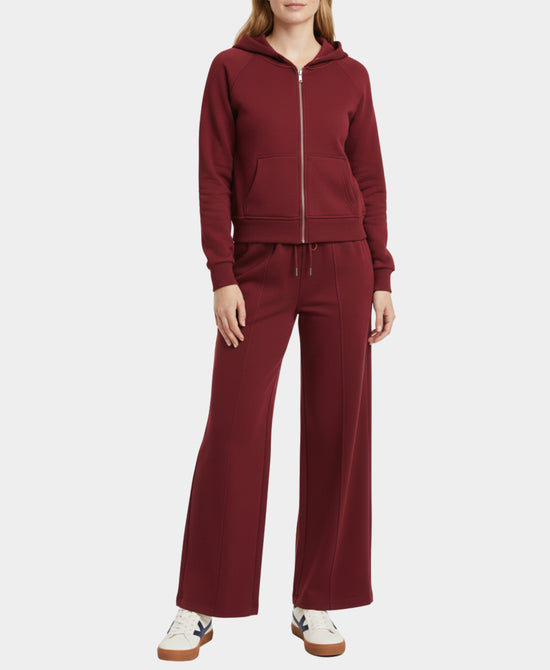 Zip Front Hoodie & Pants Sets- 2 Pc Set view 