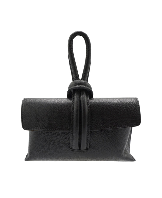 Leather Loop Handle Handbag view 