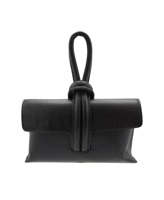 Leather Loop Handle Handbag view 1