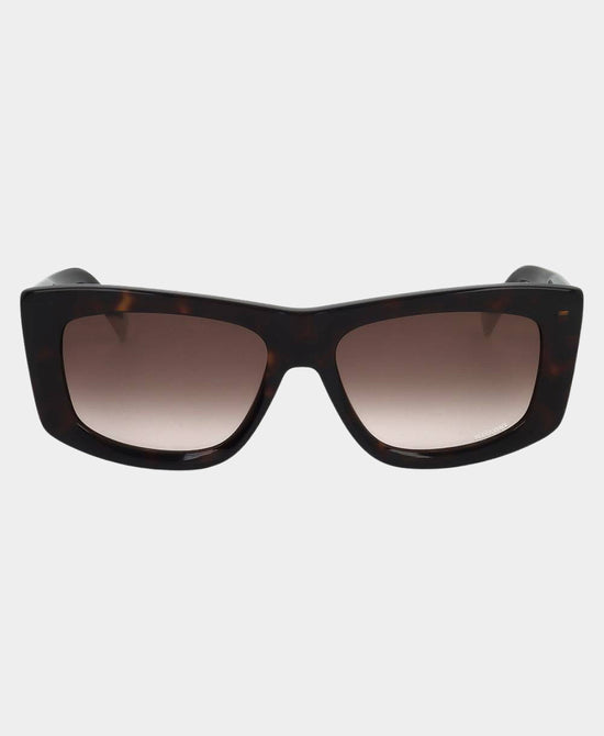 
Rectangle Havana Sunglasses in HAVANA view 2