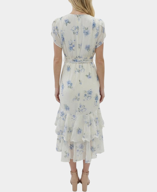 Floral Print Chiffon Maxi Dress view 2