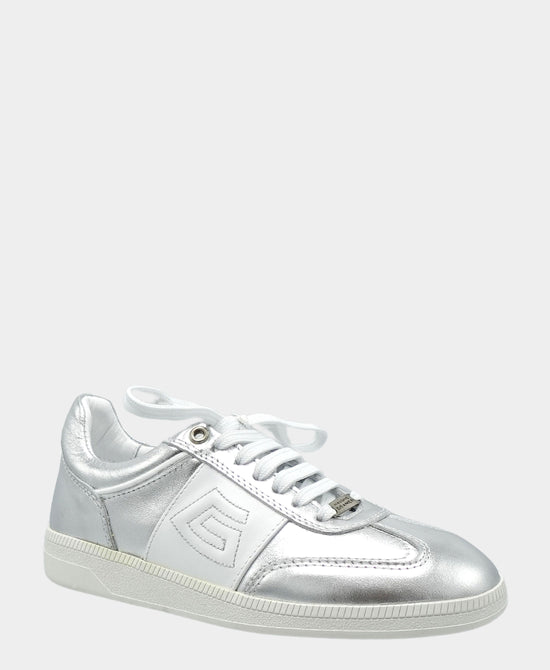 Leather Metallic Logo Sneaker view 1