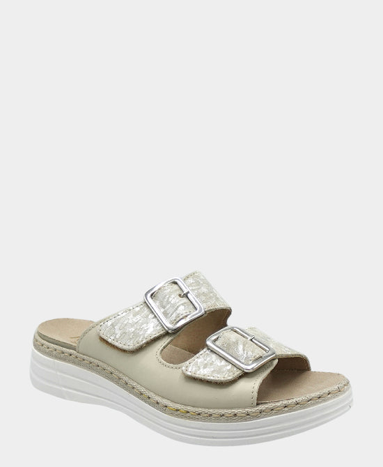 Printed Buckle Platform Sandal view 1