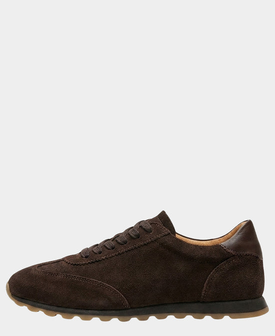 
Suede Lace Sneaker in BROWN view 2