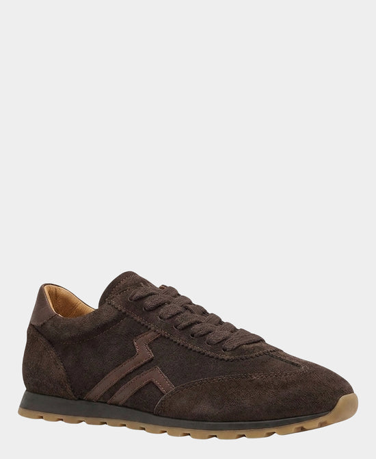 
Suede Lace Sneaker in BROWN view 1
