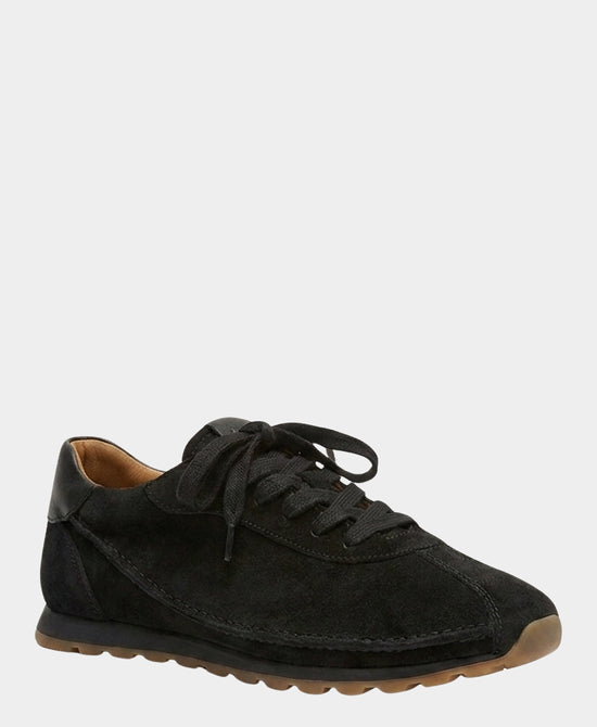 
Suede Lace Sneaker in BLACK view 1
