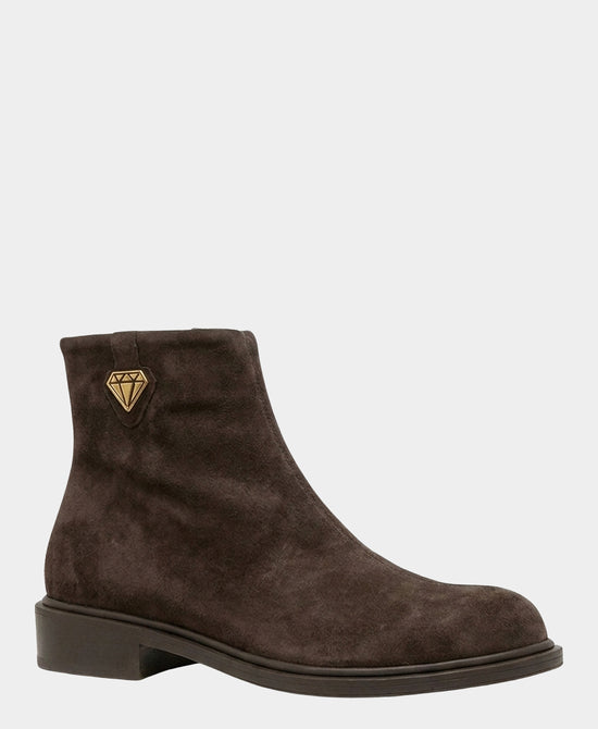 
Suede Bootie in BROWN view 1