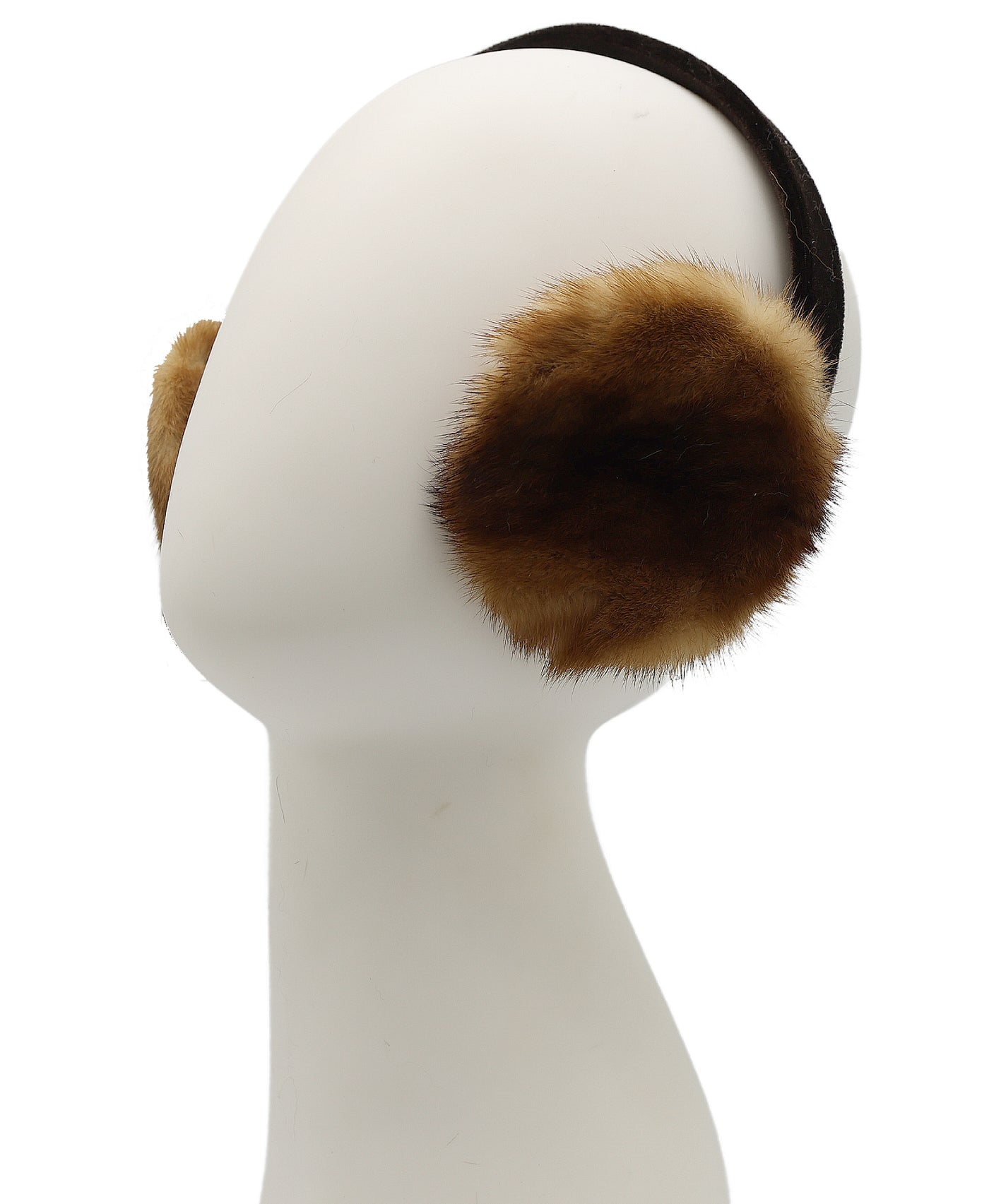 Mink Fur Earmuffs view 1