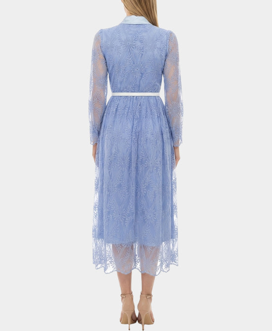 Embroidered Midi Dress view 2